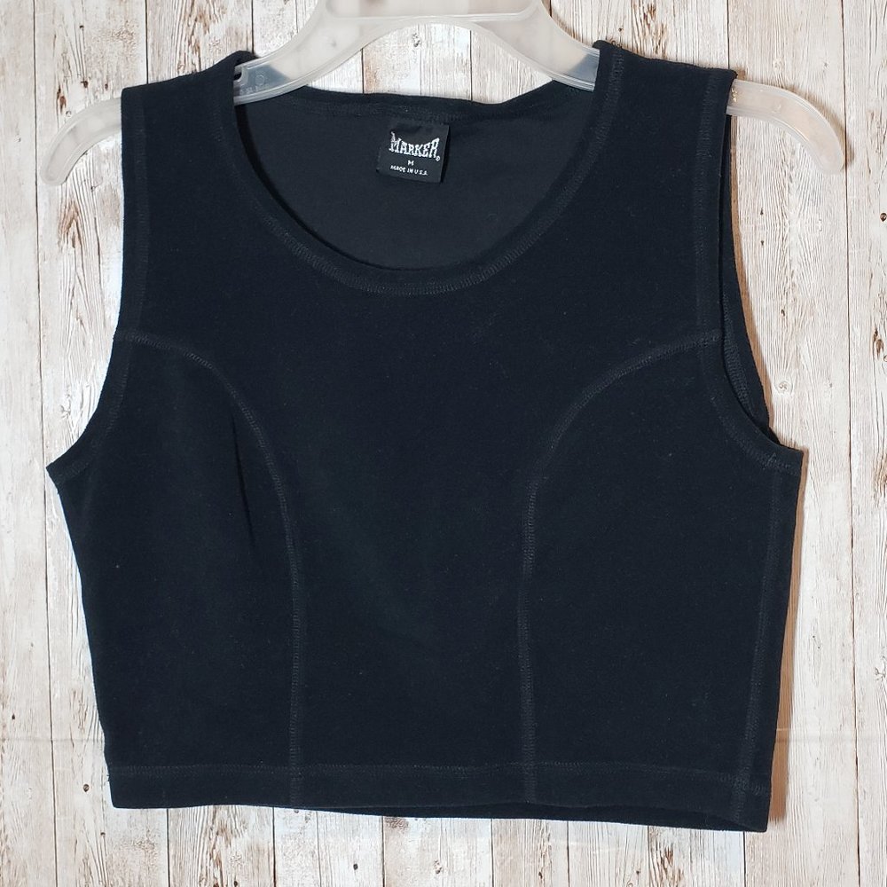 Marker  Sleeveless Pullover Ski layer Black Medium